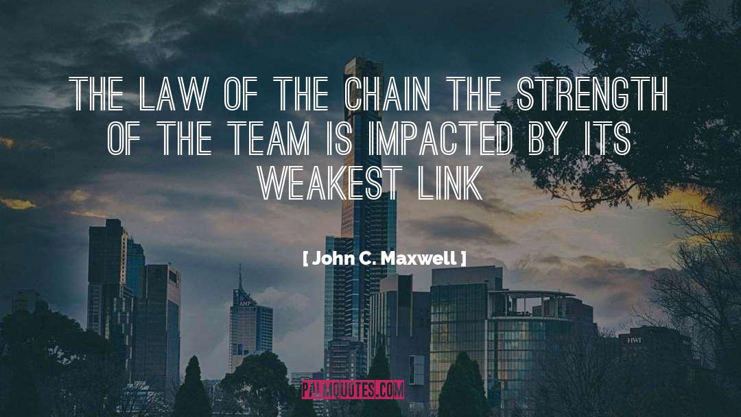 Chain quotes by John C. Maxwell