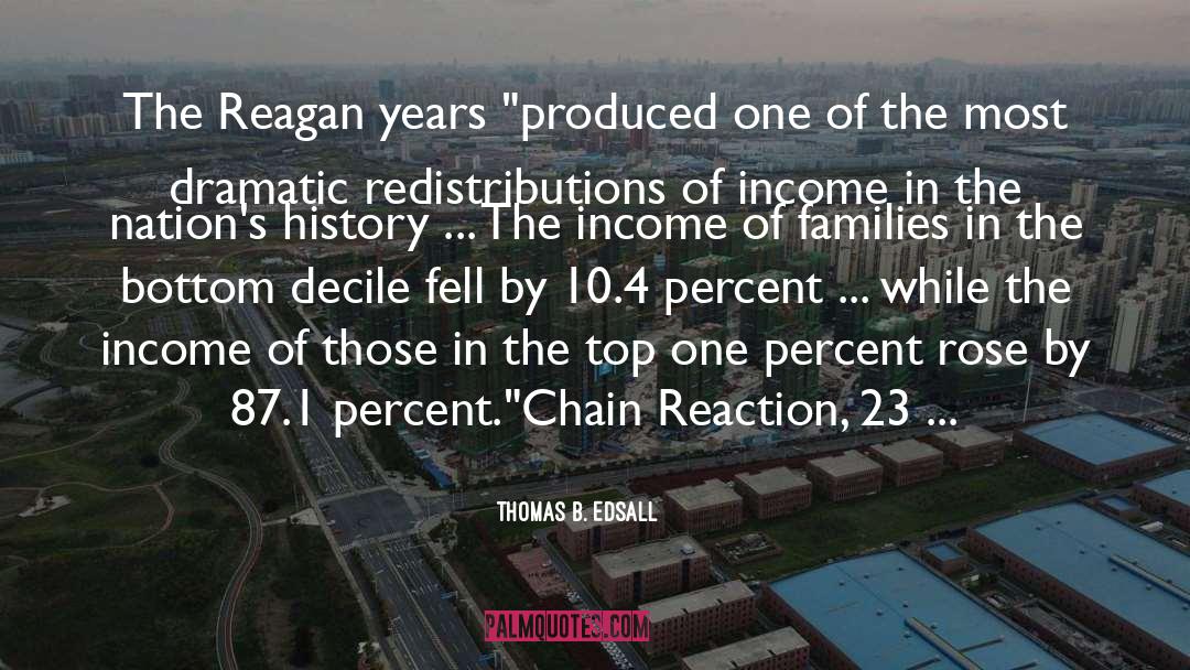 Chain Reaction quotes by Thomas B. Edsall