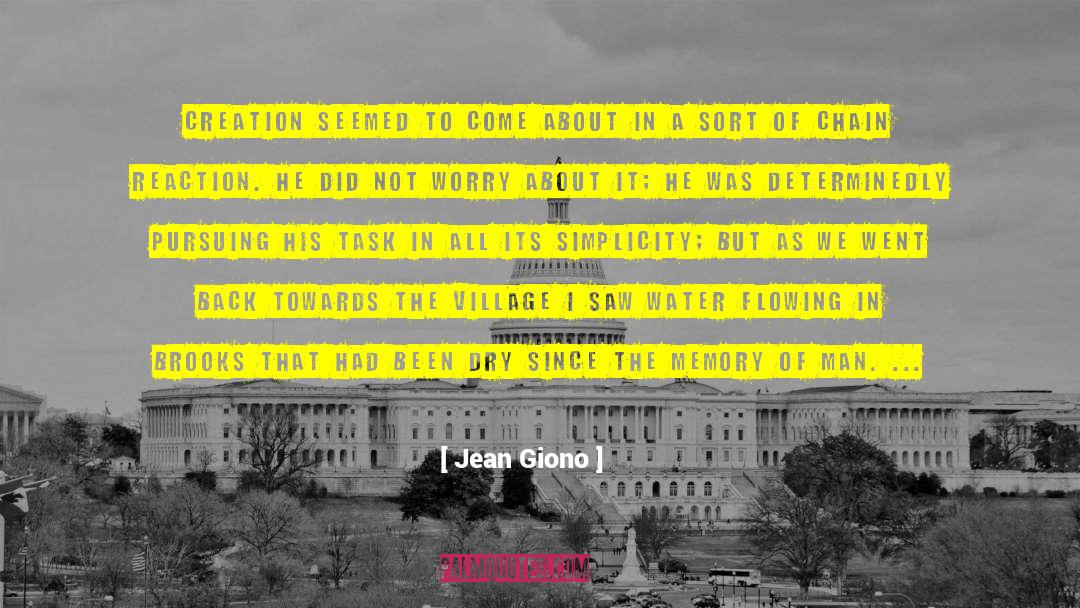 Chain Reaction quotes by Jean Giono