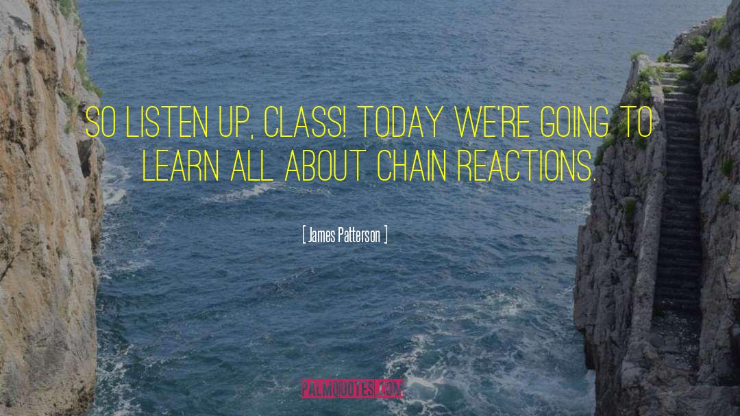 Chain Reactions quotes by James Patterson