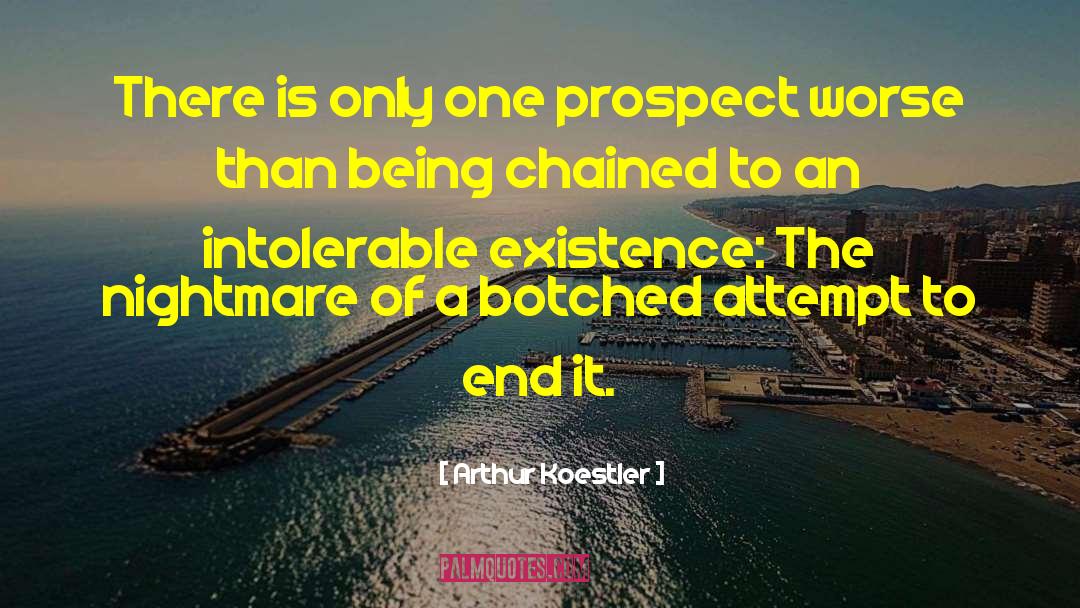 Chained quotes by Arthur Koestler