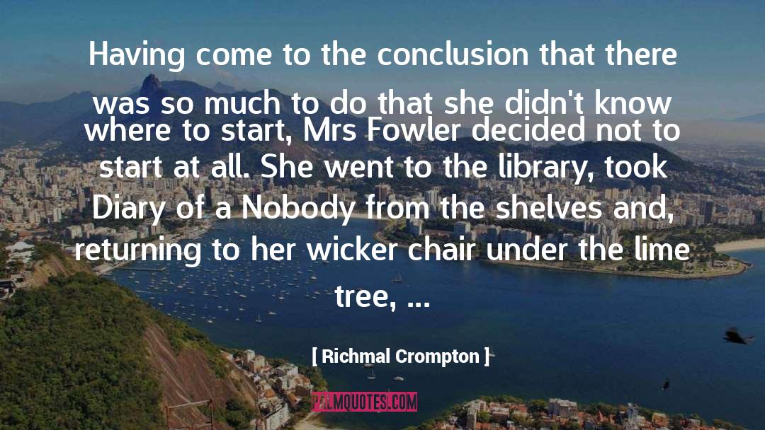 Chair At quotes by Richmal Crompton