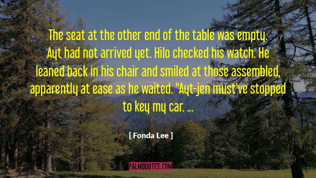 Chair At quotes by Fonda Lee