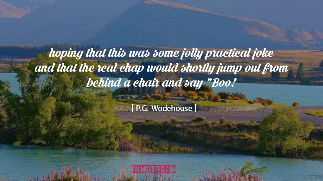 Chair Source quotes by P.G. Wodehouse