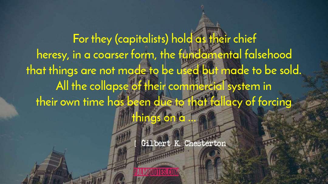 Chair System quotes by Gilbert K. Chesterton