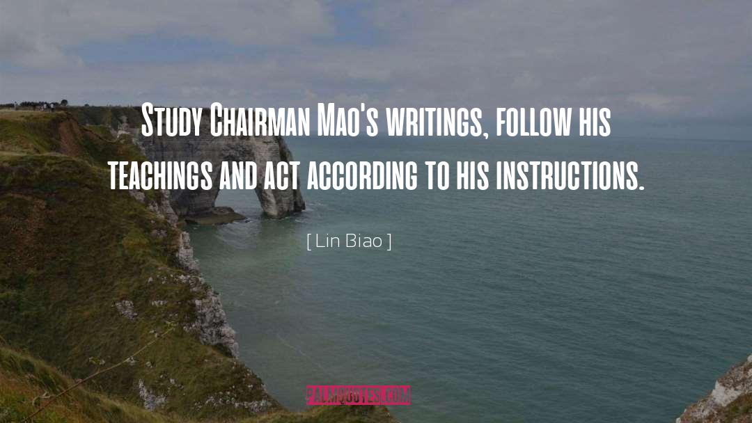 Chairman Mao quotes by Lin Biao