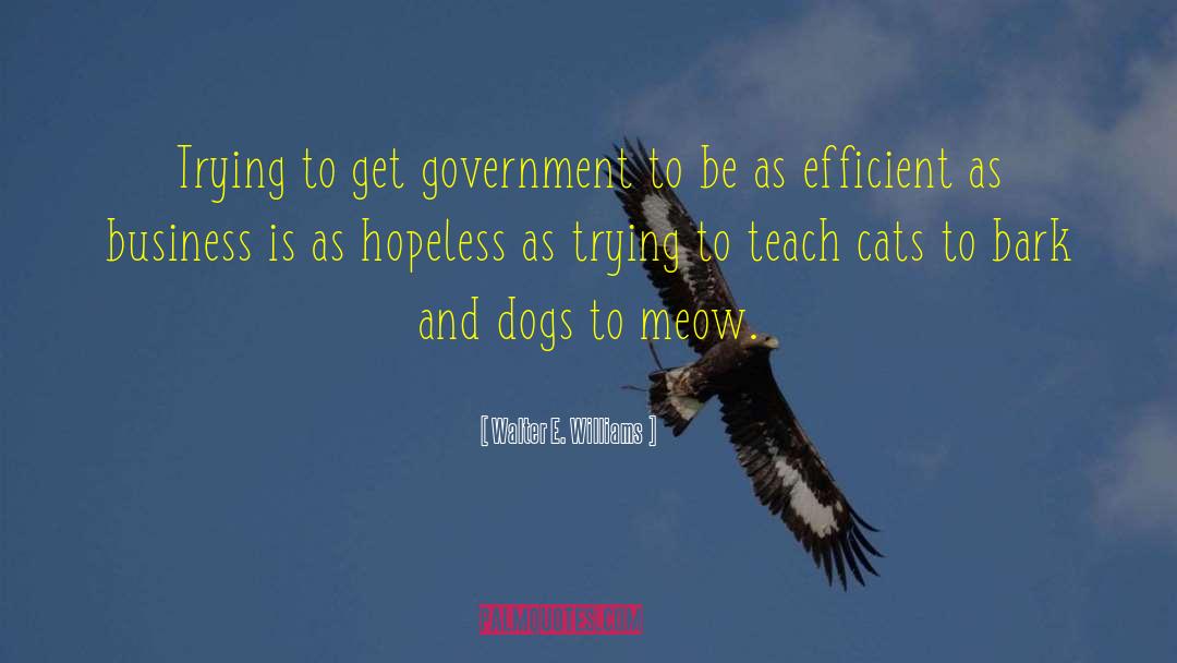 Chairman Meow quotes by Walter E. Williams