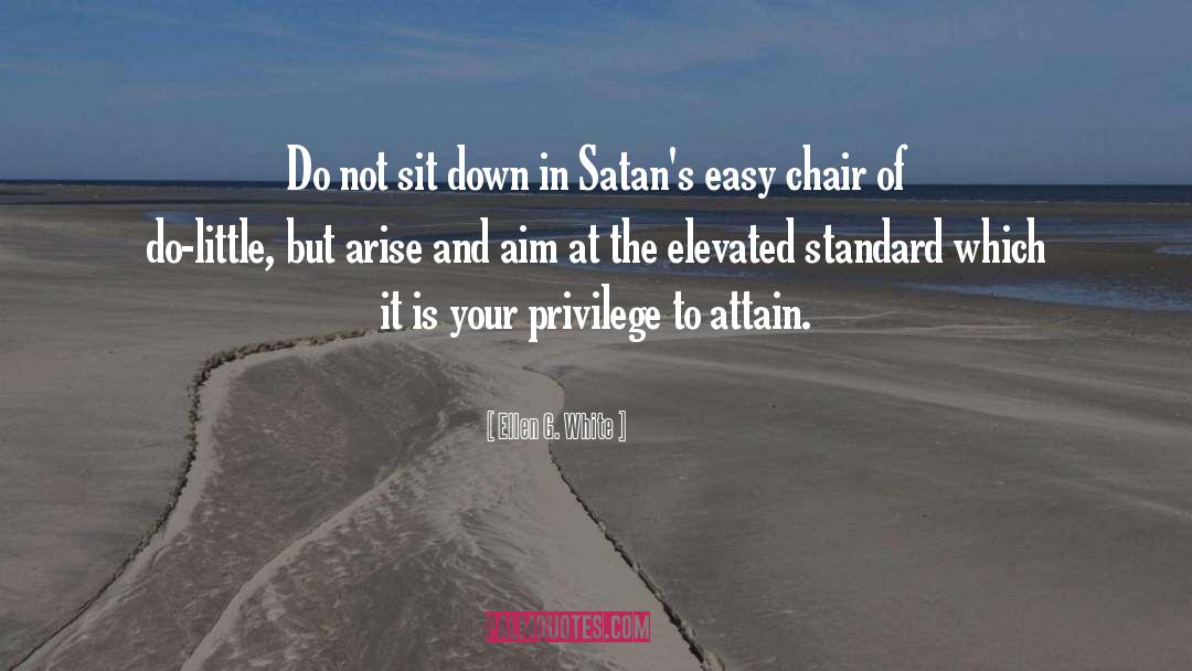 Chairs quotes by Ellen G. White