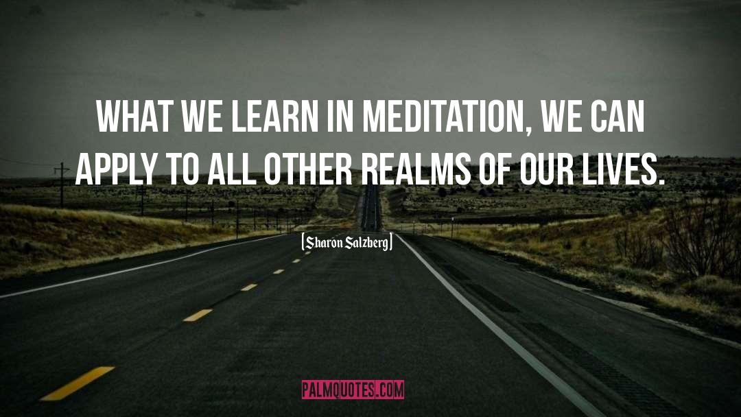 Chakra Meditation quotes by Sharon Salzberg