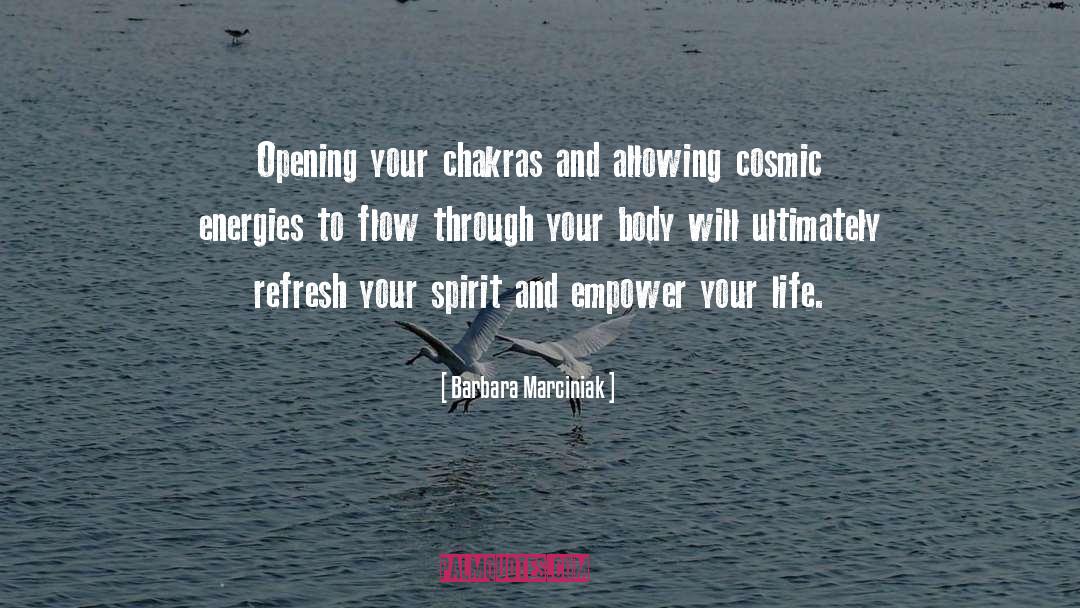 Chakras quotes by Barbara Marciniak