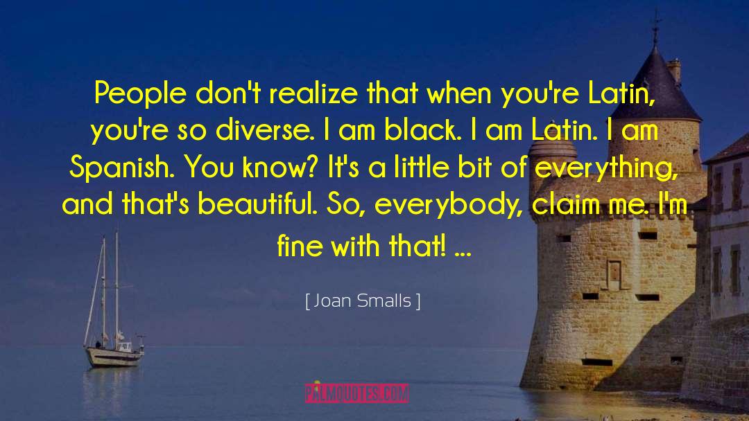 Chales Spanish quotes by Joan Smalls