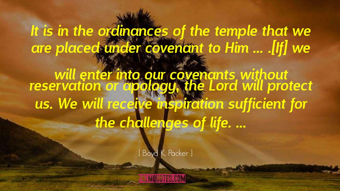 Challenges Of Life quotes by Boyd K. Packer