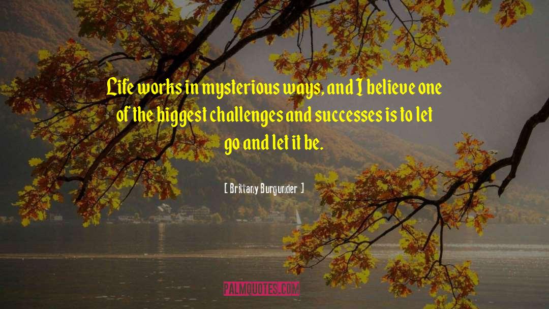 Challenges Of Life quotes by Brittany Burgunder