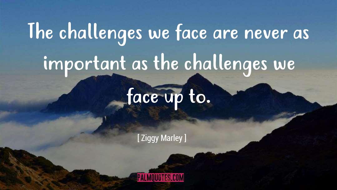 Challenges We Face quotes by Ziggy Marley