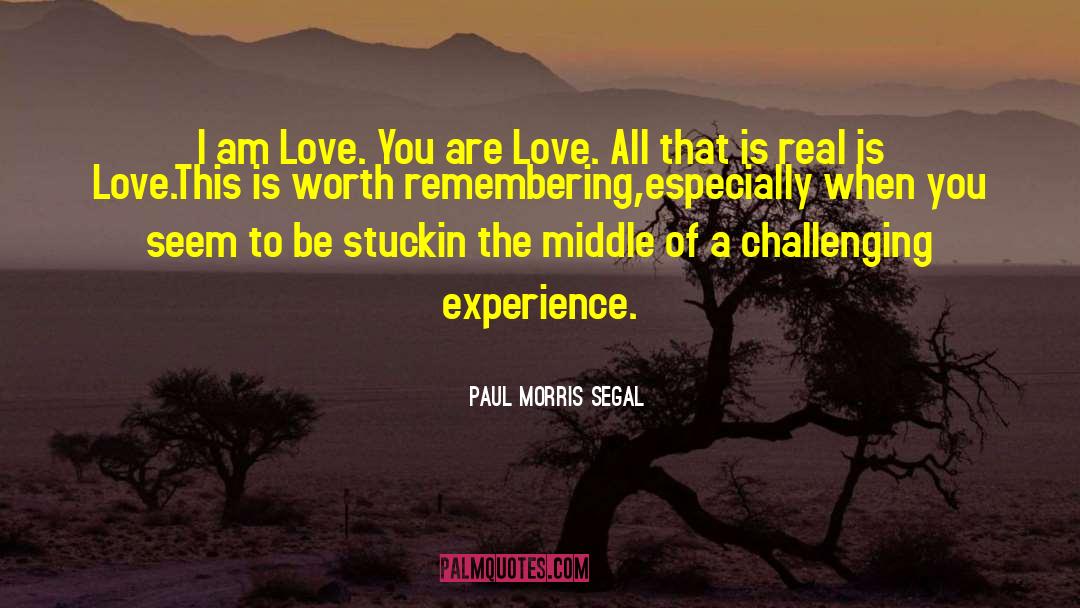 Challenging Myself quotes by Paul Morris Segal