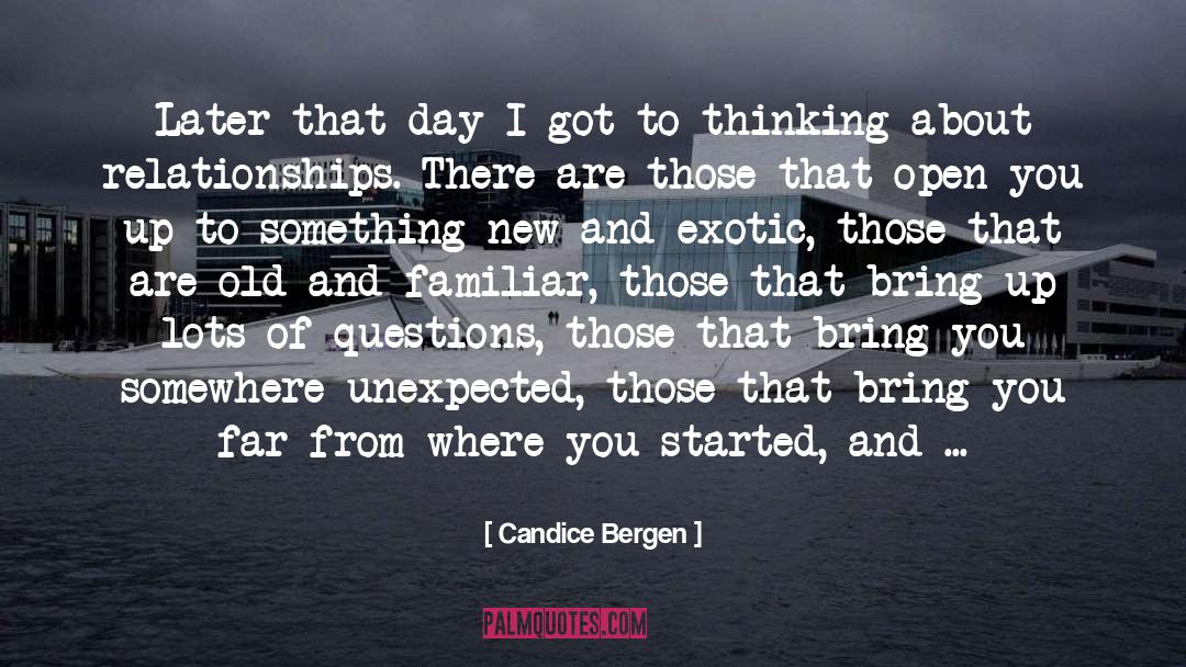 Challenging Myself quotes by Candice Bergen