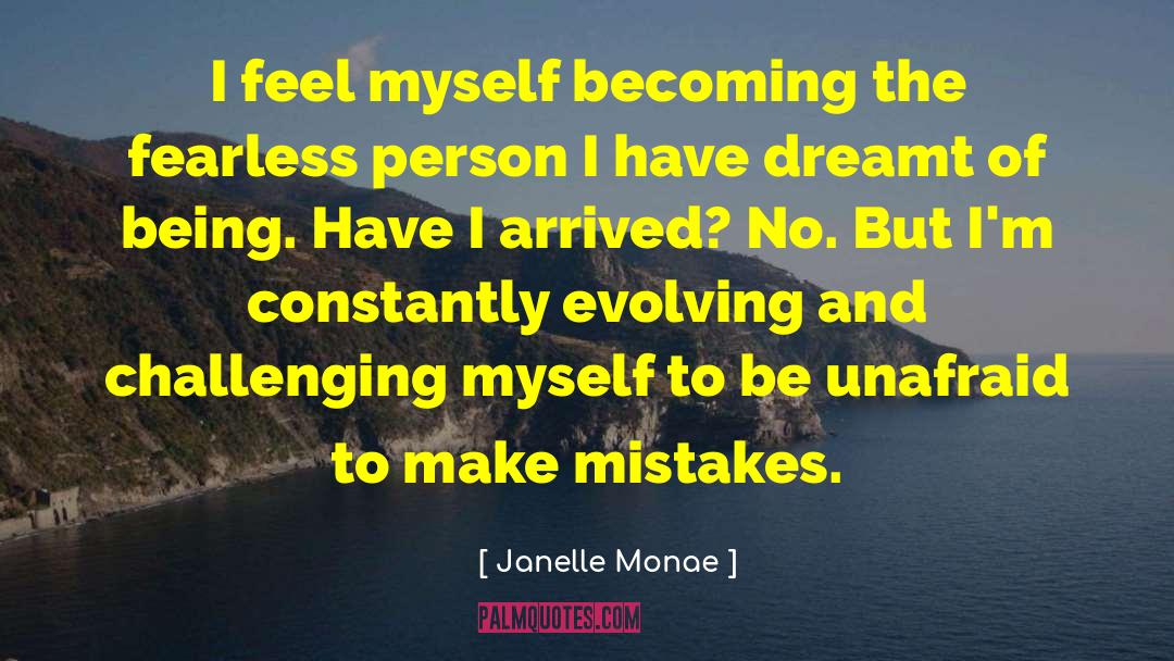Challenging Myself quotes by Janelle Monae