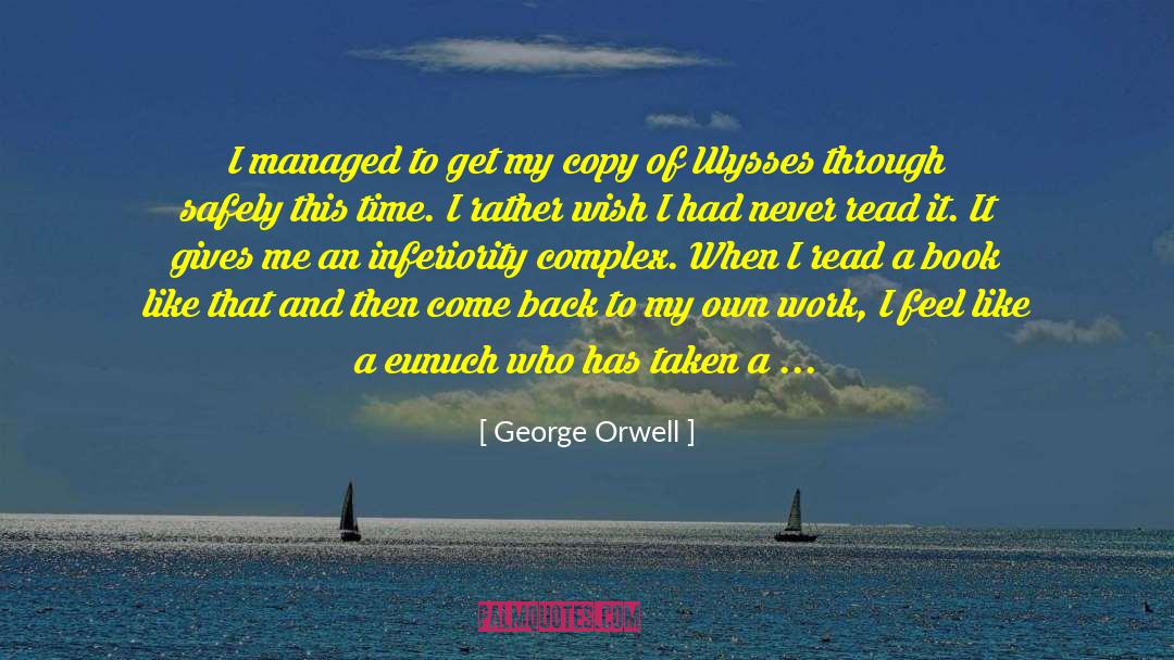 Challenging Work quotes by George Orwell