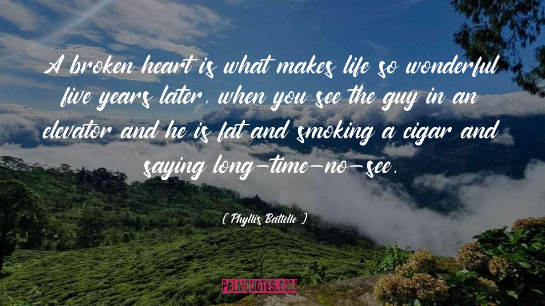 Chaloners Cigar quotes by Phyllis Battelle