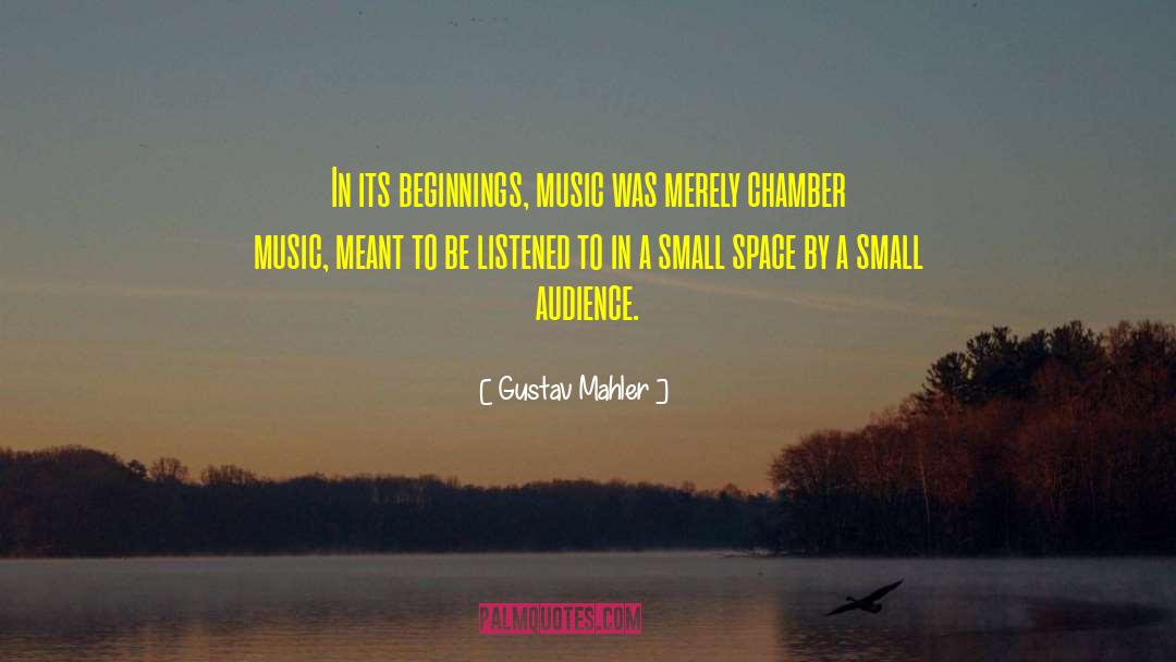 Chamber Music quotes by Gustav Mahler