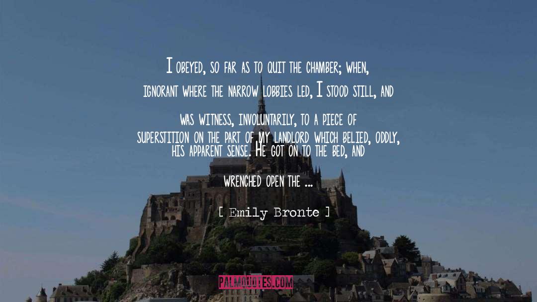 Chamber quotes by Emily Bronte