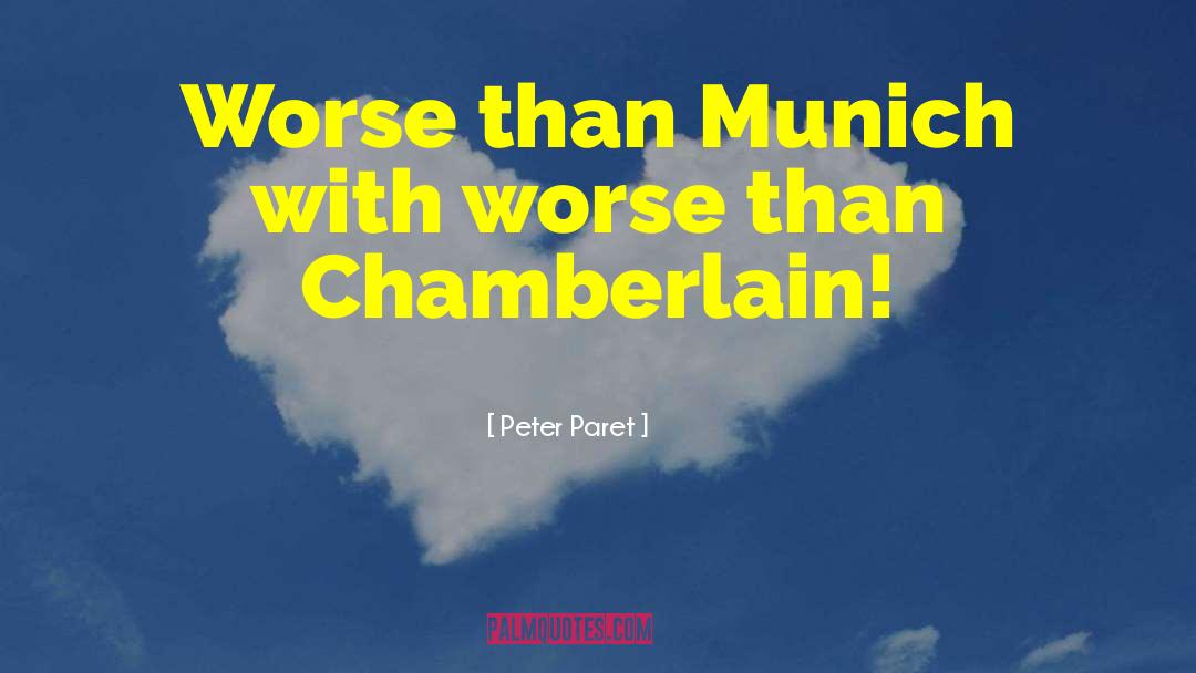 Chamberlain quotes by Peter Paret