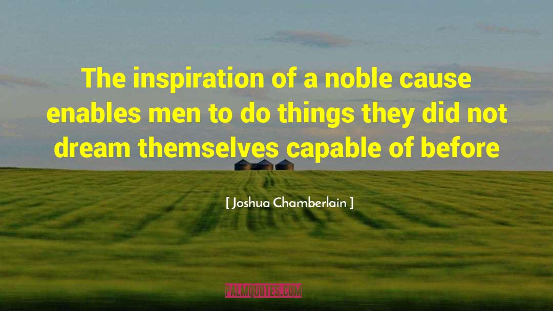 Chamberlain quotes by Joshua Chamberlain