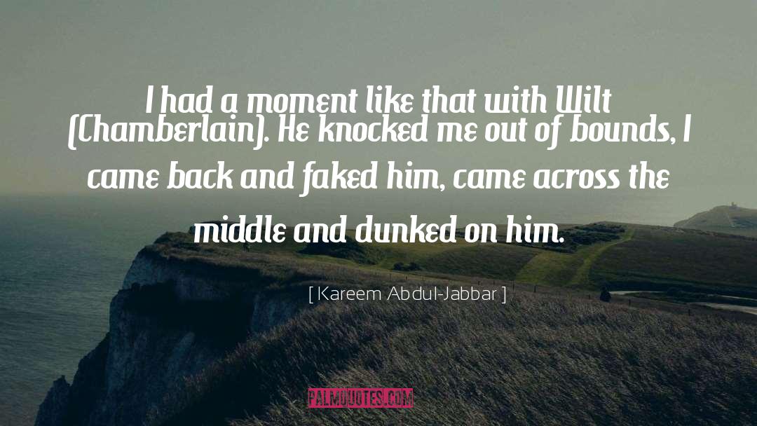 Chamberlain quotes by Kareem Abdul-Jabbar