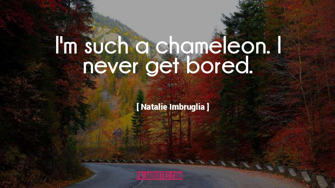 Chameleon quotes by Natalie Imbruglia