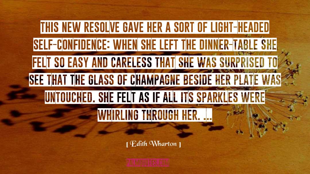 Champagne Drinking quotes by Edith Wharton
