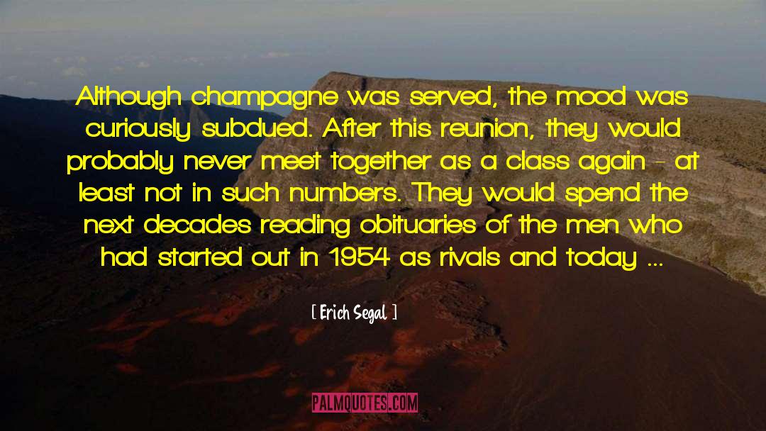 Champagne quotes by Erich Segal