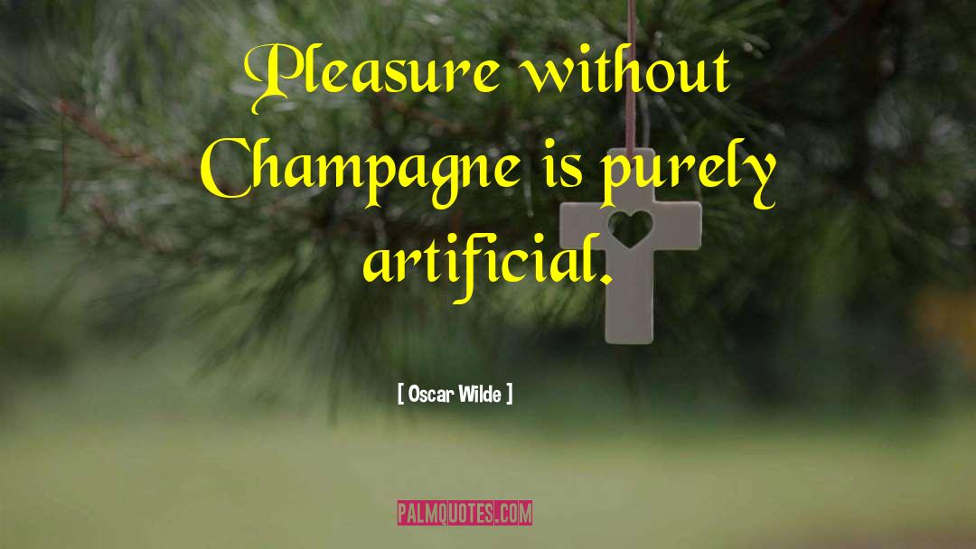 Champagne quotes by Oscar Wilde