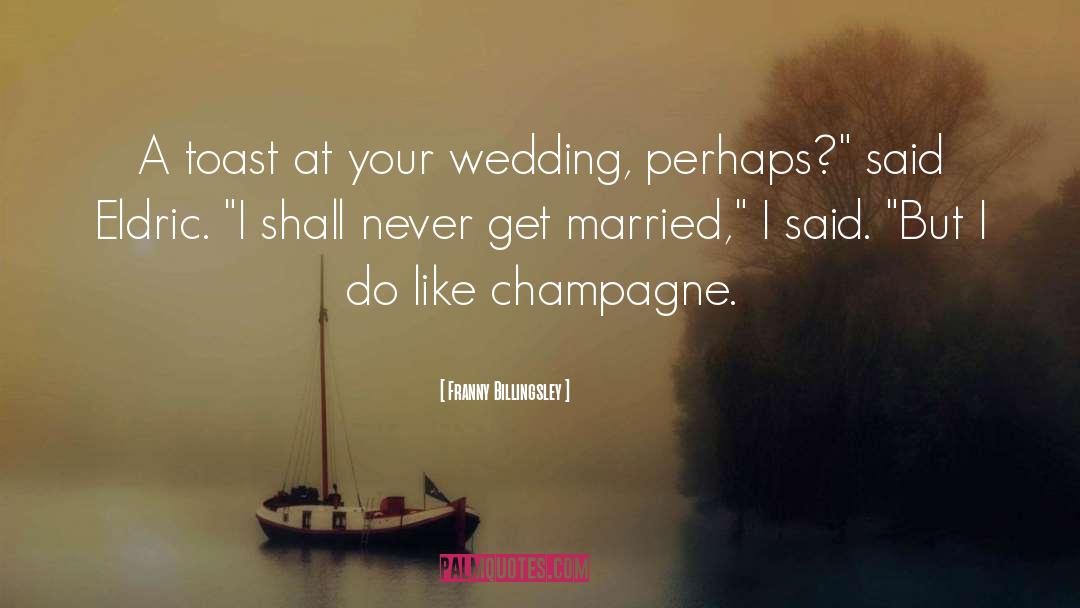 Champagne quotes by Franny Billingsley