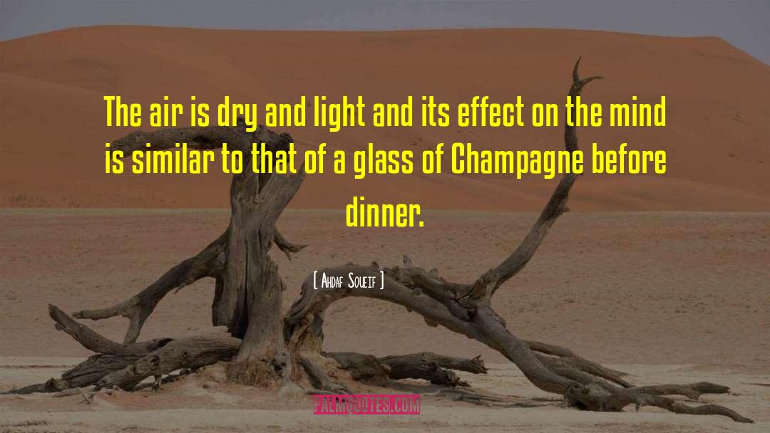 Champagne quotes by Ahdaf Soueif