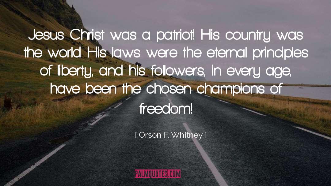 Champions quotes by Orson F. Whitney