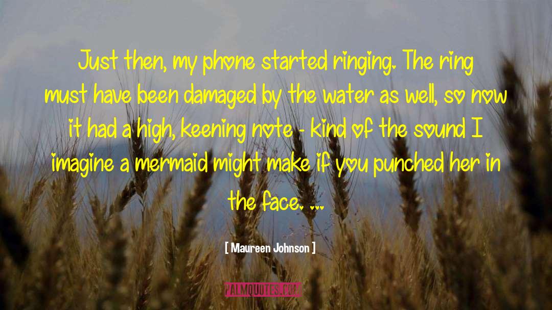 Championship Rings quotes by Maureen Johnson