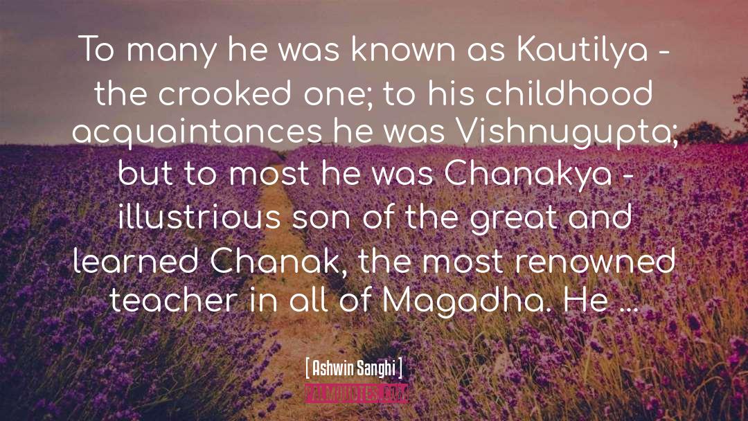 Chanakya Neeti quotes by Ashwin Sanghi