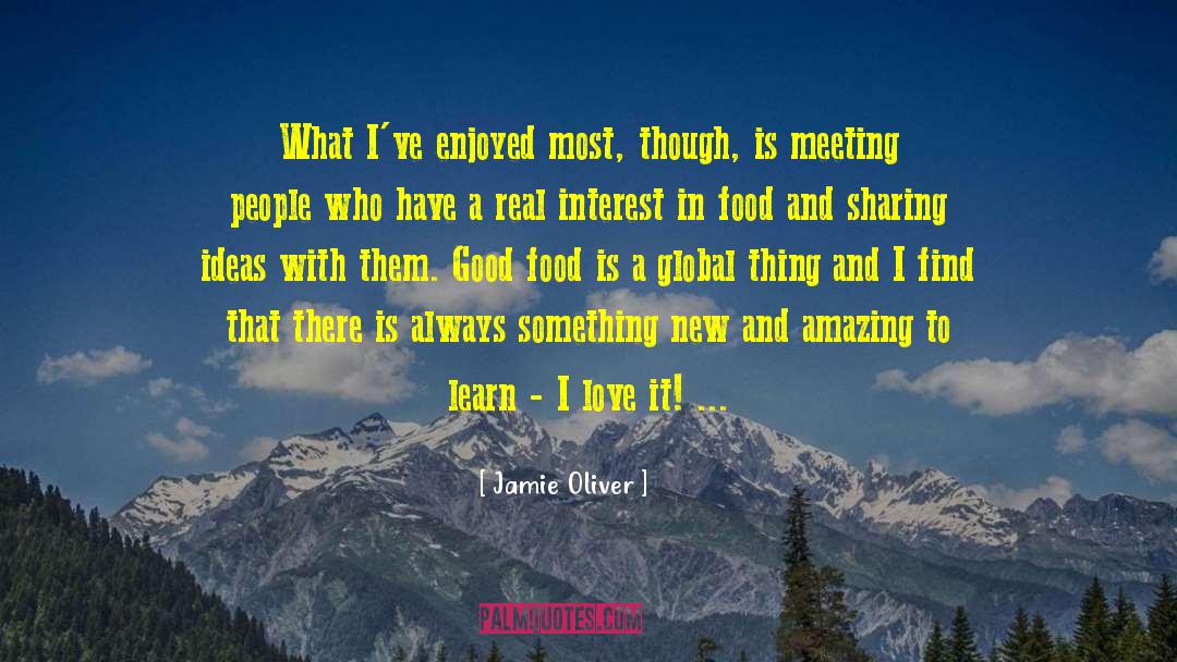 Chance Meeting Love quotes by Jamie Oliver