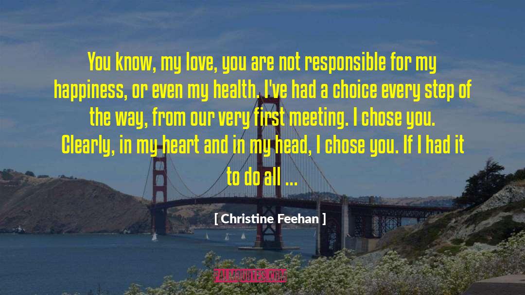 Chance Meeting Love quotes by Christine Feehan