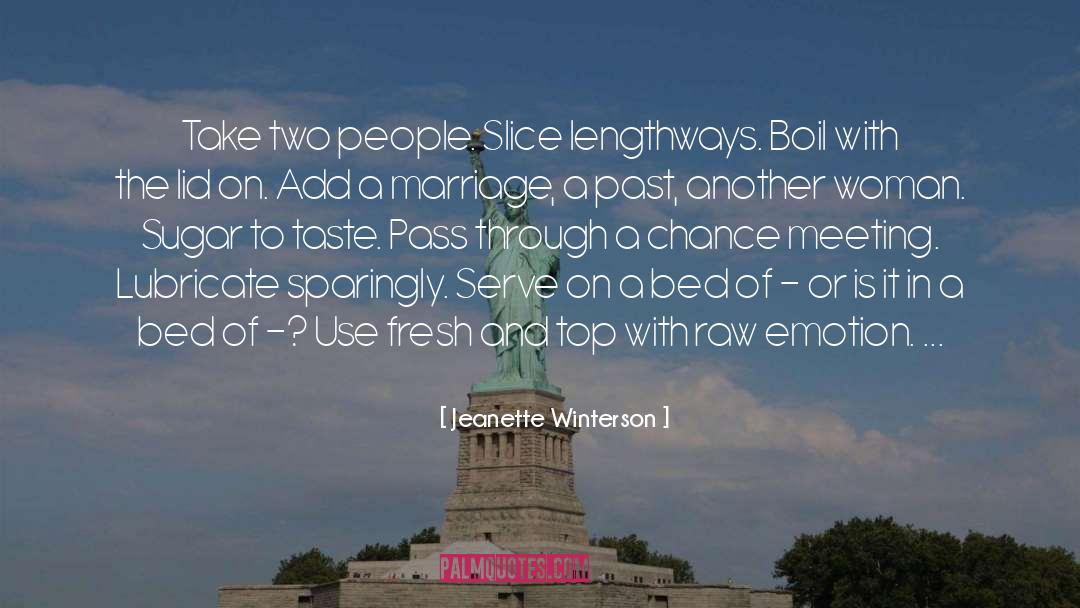 Chance Meeting quotes by Jeanette Winterson