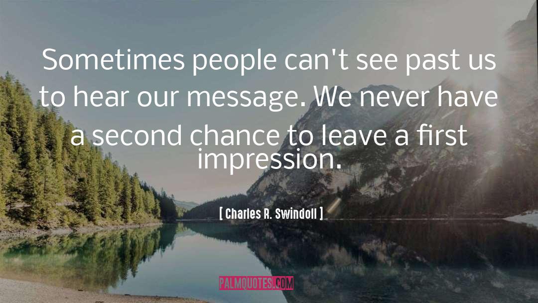 Chance quotes by Charles R. Swindoll