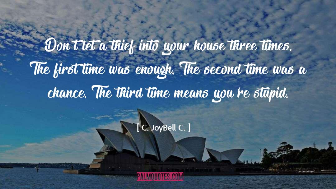 Chance Traveler quotes by C. JoyBell C.