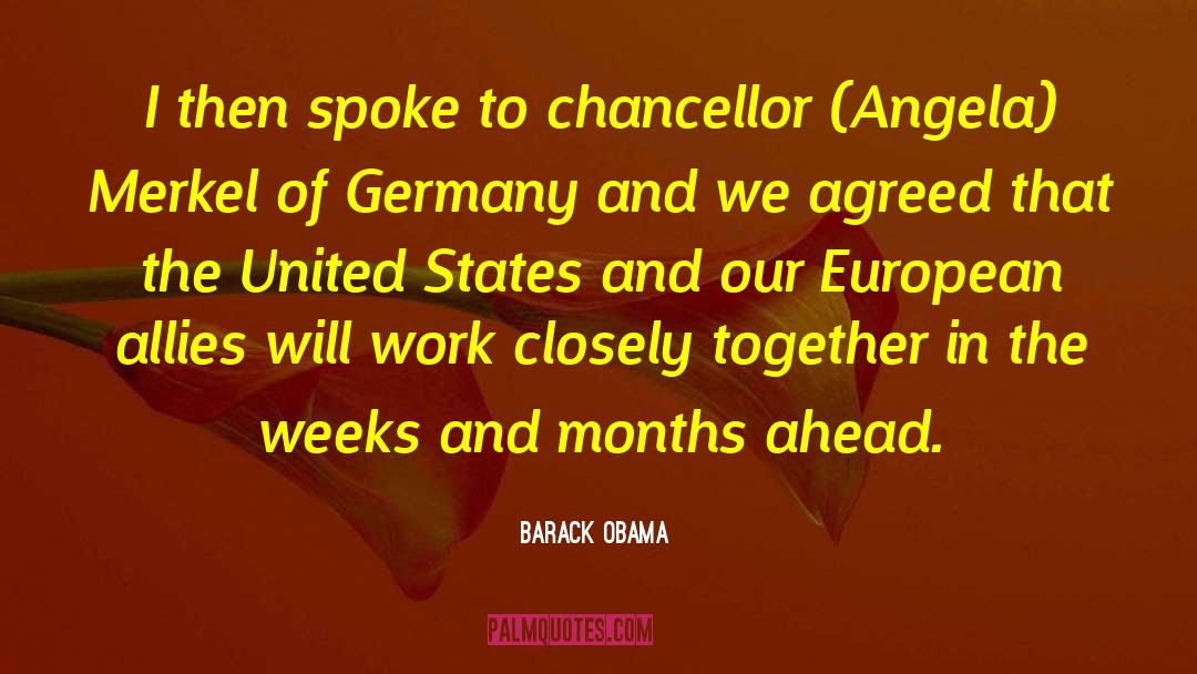 Chancellor quotes by Barack Obama