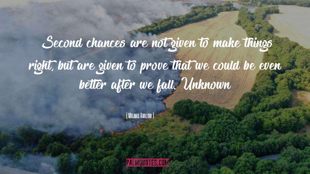 Chances Are quotes by Melanie Harlow