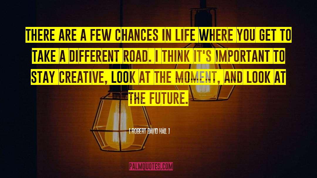 Chances In Life quotes by Robert David Hall