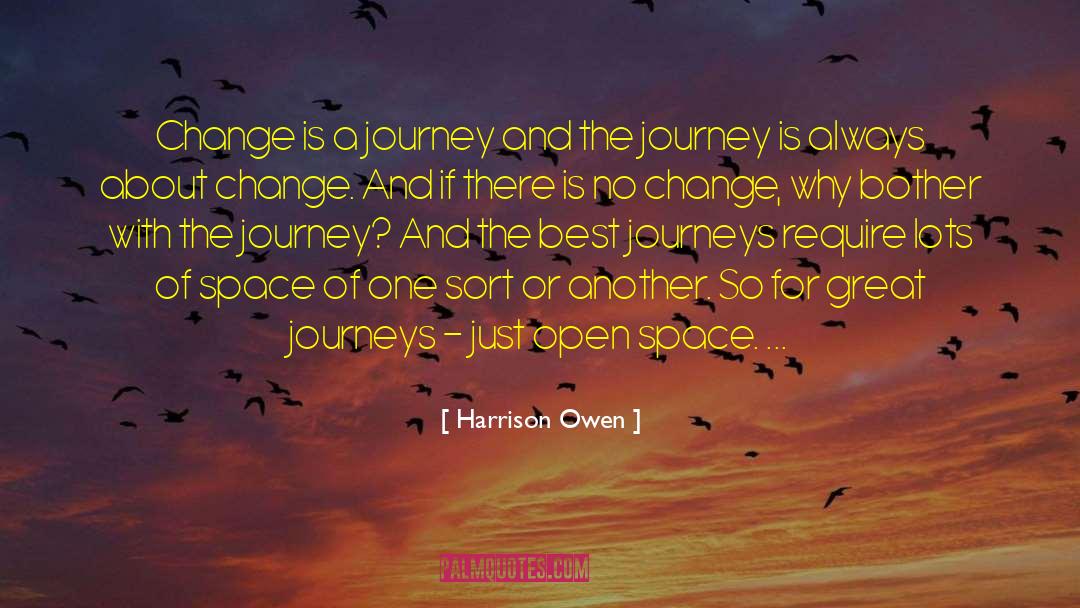 Change Agents quotes by Harrison Owen
