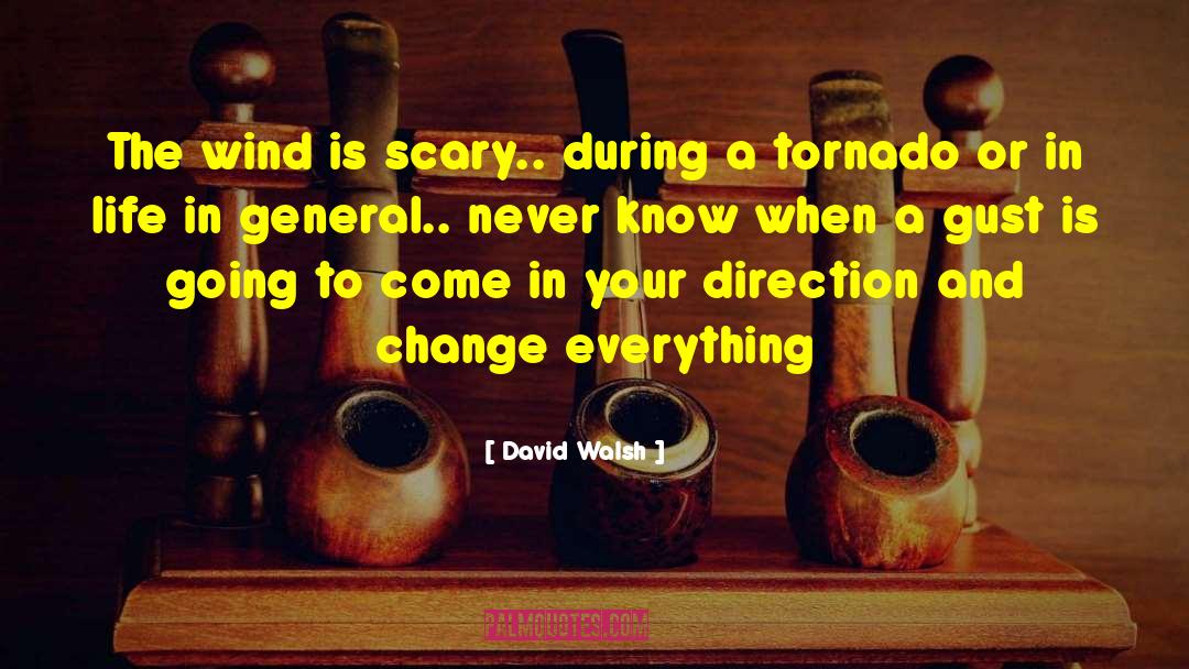 Change Direction quotes by David Walsh