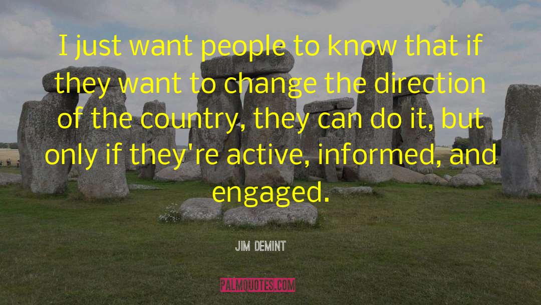 Change Direction quotes by Jim DeMint