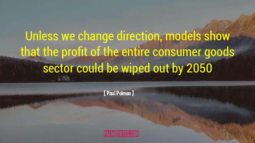 Change Direction quotes by Paul Polman