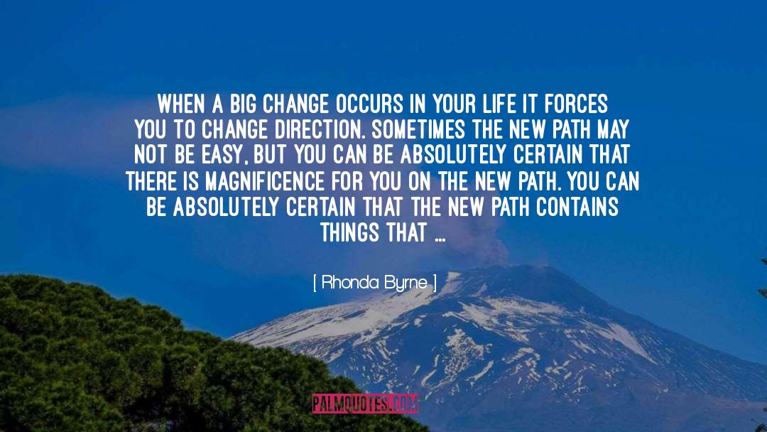 Change Direction quotes by Rhonda Byrne